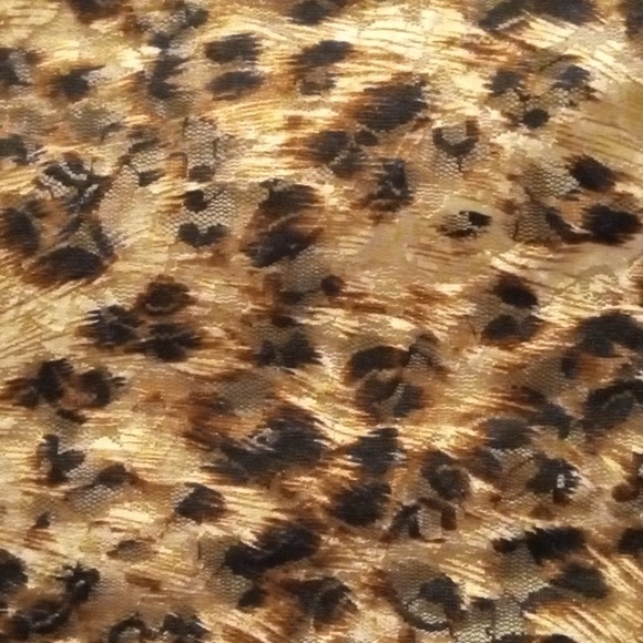 Leopard print ruched sides top - Picture 2 of 3